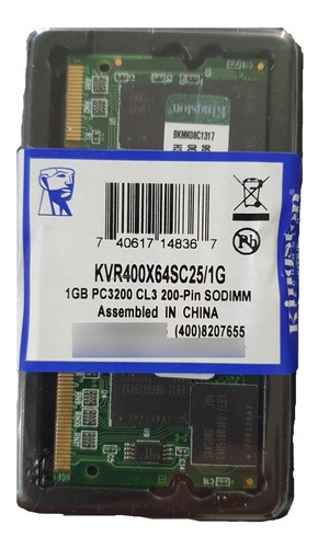 Memoria Ram Ddr1 Pc3200 Cl3 Laptop