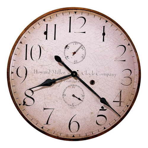 Reloj De Pared Original Iv 620-315, Marco De Metal Con Acaba