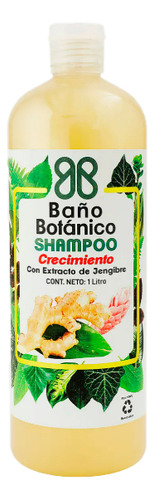 Shampoo Baño Botanico Extracto De Jengibre (crecimiento) 1l