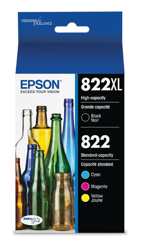 Epson T822 Durabrite Ultra Genuina Tinta De Alta Capacidad C