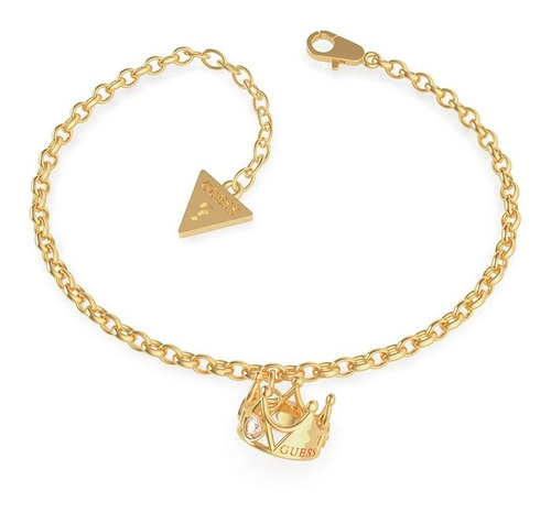 Pulsera Guess Queen Of Heart Talla S Color Dorado Boleta