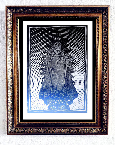 4x1: Señora De Los Zacatecas. Grabado En Madera. Arte¡¡