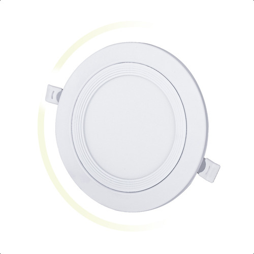 Luminario Downlight Bote Integral Icon 12w 4000k 110-240v Color Blanco