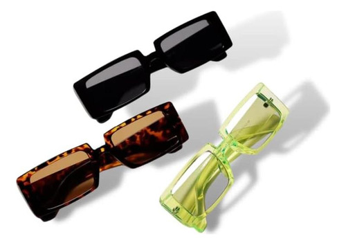 Gafas De Sol Rectangulares Para Mujer, Estilo Retro De Los A