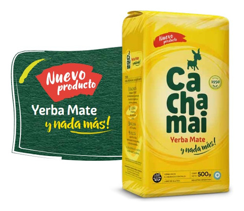Yerba Cachamai Tradicional Estacionada X 500gr Pack X12 U.