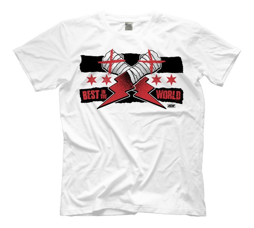 Polera Cm Punk Best In The World Aew Original