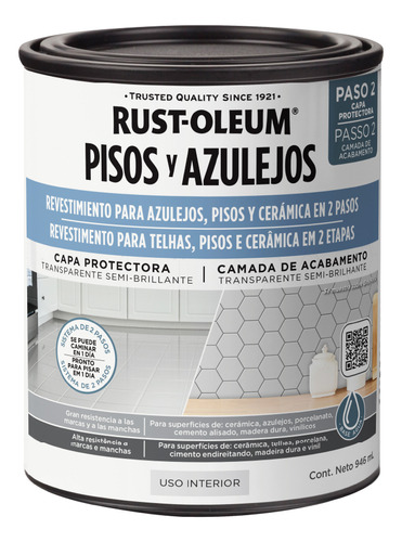 Pintura Para Pisos Y Azulejos Parte 2 Protector Rust-oleum