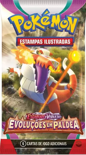 Jogo de Cartas - Evoluções em Paldea - Pokémon - Blister Quadruplo - Copag