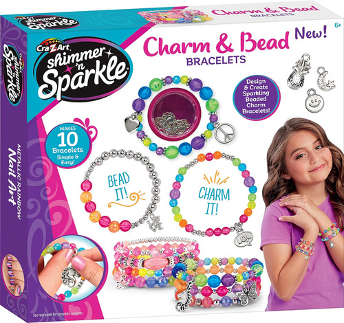 Kit Mostacillas Shimmer Para Pulseras 350 U