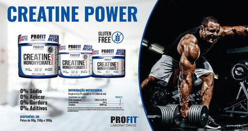 Kit 2 Whey Isolado Profit 900g + 2 Bcaa 2 Creatina 2 Shaker Sabor Morango