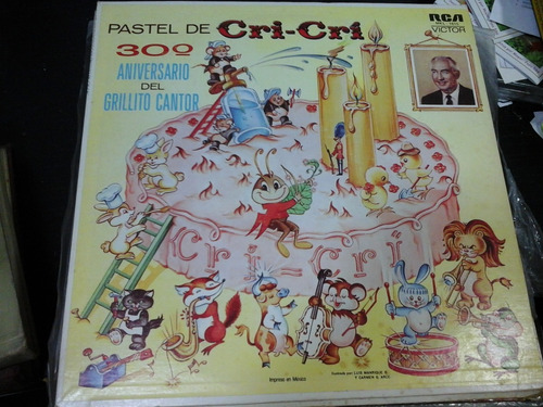 Vinilo 4961 - Pastel De Cri - Cri 30 Aniversario Grillito