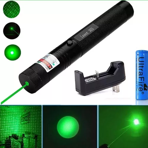 Puntero Laser Verde Potente 10000mw + Batería + Cargador mod. 303 OEM