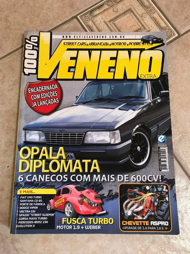 Revista Veneno Encadernada Opala Diplomata Fusca Turbo