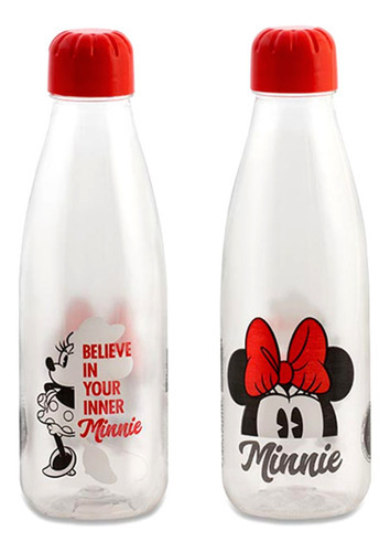 Garrafa Squeeze Disney Minnie Mouse 600ml Cor Transparente Minnie