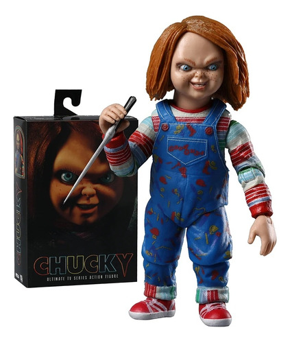 Muñeco Chucky Con Accesorios Marca Neca 10cm Colecciones Aca