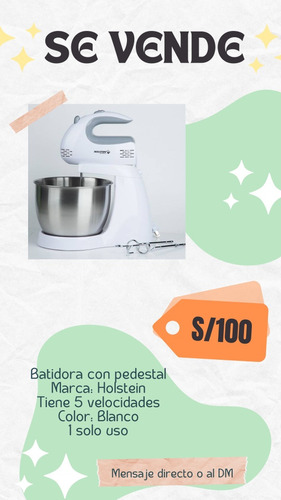 Batidora Con Pedestal