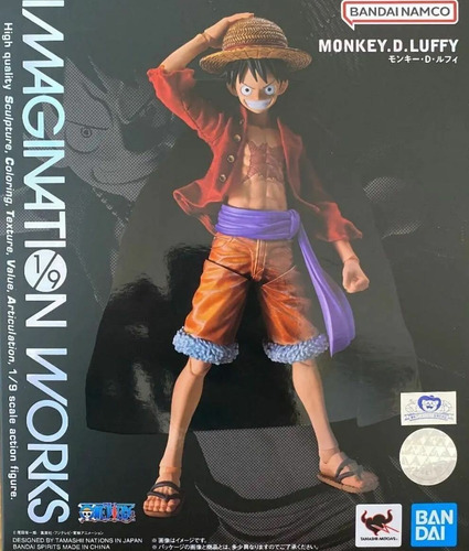 Imagen 2 de 9 de One Piece Monkey D. Luffy Imagination Works Figura De Acción