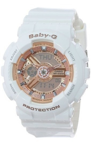Reloj Analogico-digital Ba-110-7a1cr Baby-g Rose Gold Para M