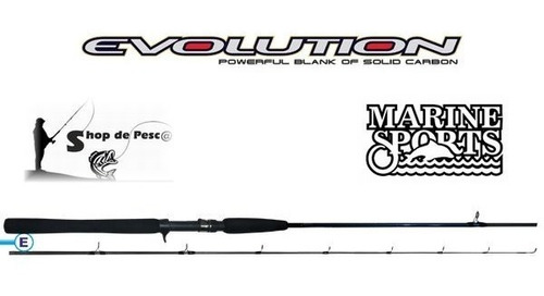 Caña Marine Evolution Carbono 20-40 Lbs Carnada Trolling