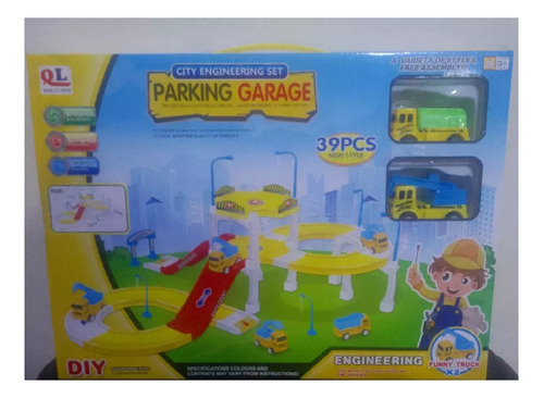 Pista Garage 39 Pcs Estacionamiento 