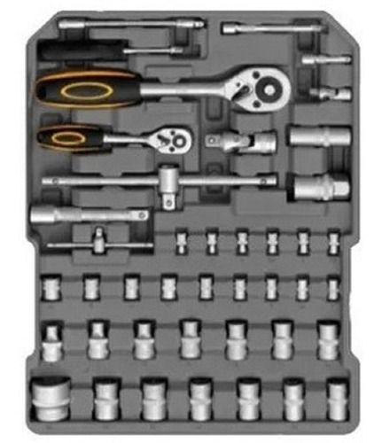 Maletín Portátil Caja Set De Herramientas Lusqtoff 245pz
