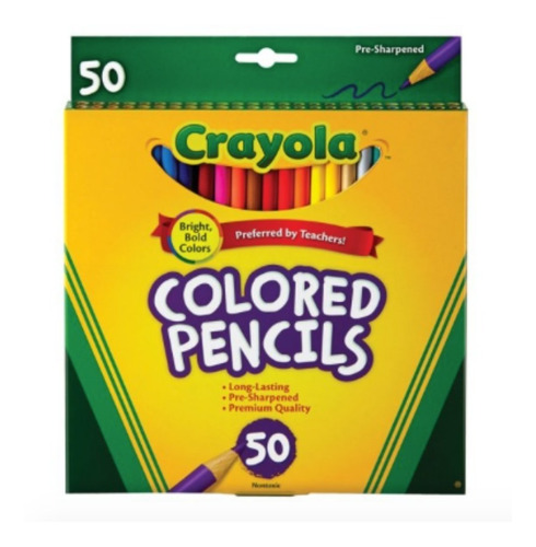 Crayola 50 Colores Diferentes Lapiz Xtrp