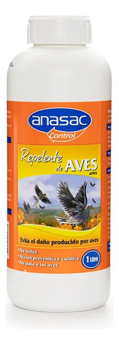 Repelente Para Aves Aries Anasac 2% 1 Lt.