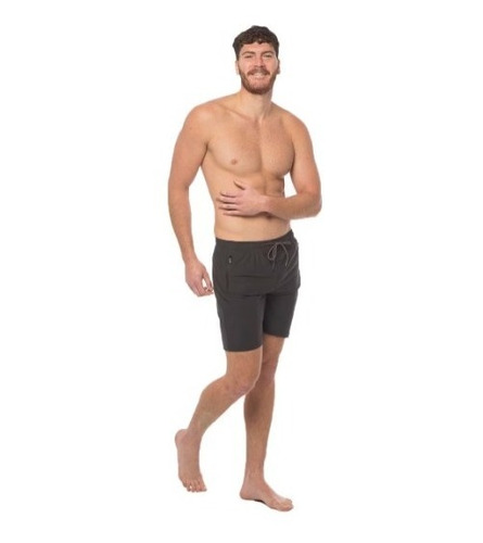 Bermuda Pijama Penguin Gris Talla M