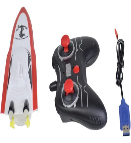 Barco Lancha De Controle Remoto Multifuncoes Recarregavel