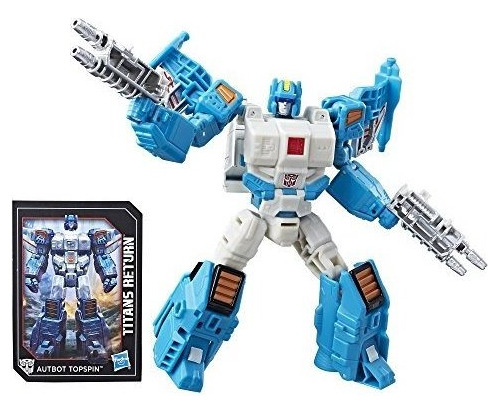 Transformadores Generaciones Titans Return Lujo Topspin Aut.