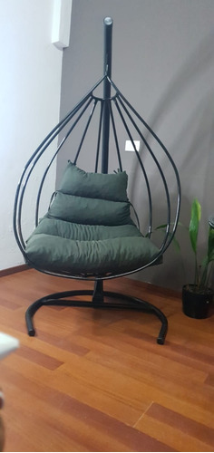 Imagen 7 de 7 de Base De Hierro Para Hamaca Colgante Desmontable Color Negro