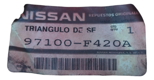 Triangulo Seguridad Reflejante Emergencia Mikels Vehiculo