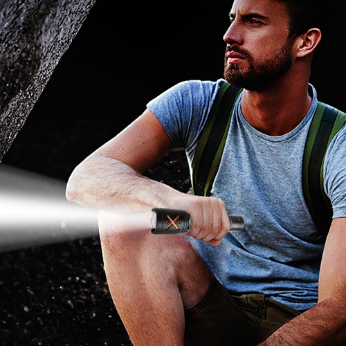 Linterna Led Linterna Digital Para Acampar Impermeable Con P