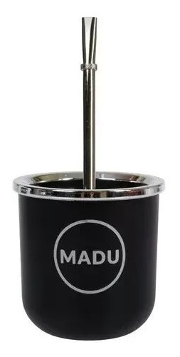 Imagen 2 de 9 de Mate Bombilla Yerbera Y Azucarera Set Matero Kit Madu Regalo