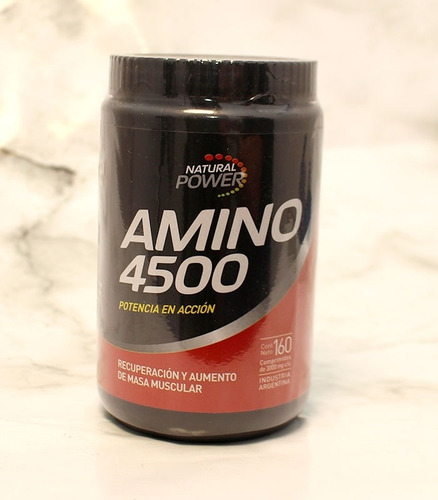 Imagen 2 de 4 de Amino 4500 Dulce Leche - Nat Power 160 Tab