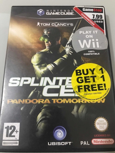 Splinter Cell - Pandora Gamecube Europeu (Usado)