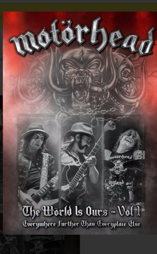 Motorhead The World Is Ours Vol. 1 Everywhere Dvd Cerrado O