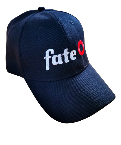 Gorra Fate O Cubiertas Bordada Premium Gabardina Negra