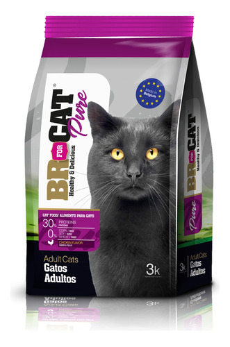 Br For Cat Gatos Adultos 1kg - Kg A $3333