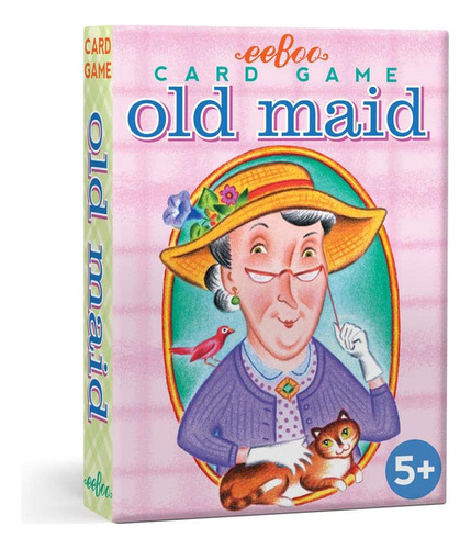 Eeboo: Juego De Cartas Old Maid, Las Cartas Son Duraderas Y 