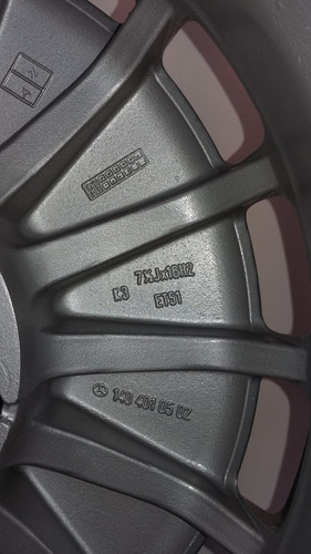 Imagen 4 de 6 de Llanta Mercedes Benz 300 R16 5x112 S/centro Precio X Llanta