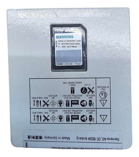 Memory Card 12mb 6es7954-8le03-0aa0 Plc Step 7