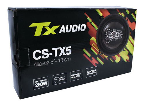 Parlantes De Auto Tx Audio 5 13cm