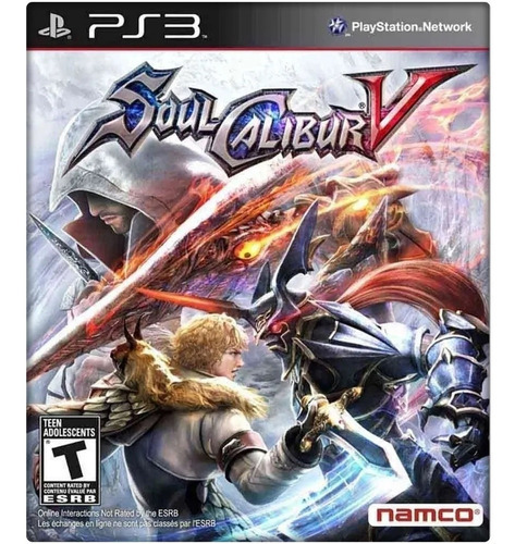 Jogo Soul Calibur V Ps3 Midia Fisica Playstation Namco