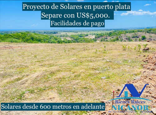 Solar De 650 M2 Con Vista Al Mar En Puerto Plata