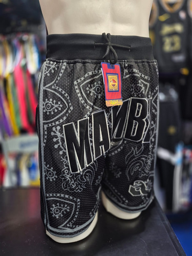 Short Bermuda Just Don Nba Básquet Los Angeles Lakers Mamba1 Gris Oscuro Xxxl