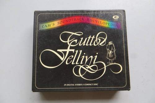 Tutto Fellini Cam´s Soundtrack Encyclopedia Cd Doble Box 