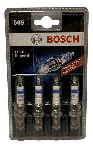 Juego Bujias Bosch 4 Electrodos Fr78x Citroen C3 1.4 8v