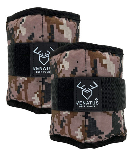 Polainas De 1kg C/u Peso Total 2kg Diseño Camuflaje Militar