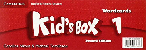 Libro Kid's Box For Spanish Speakers Level 1 Wordcards 2 De